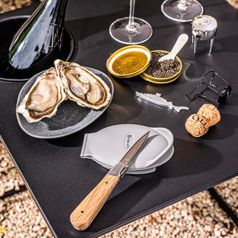 Laguiole Style de Vie Ostronkniv gåvoset 5 delar lyx Ek