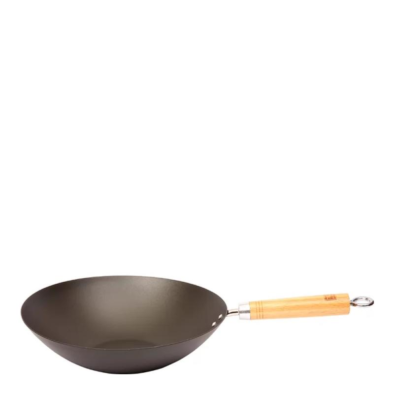 Dexam School of Wok Pre-seasoned wokset svart