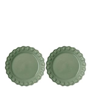 PotteryJo Tulipa Assiett 20 cm 2-pack Verona Green