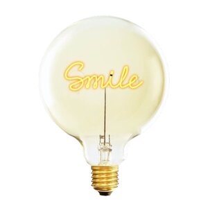 Elements Lighting MITB glödlampa LED 17 cm Smile bärnsten