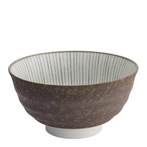 Tokyo Design Studio Satomaki Tokusa Tayo skål 17x9 cm 0,9 L brun