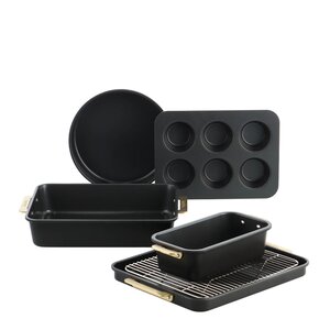GreenPan Padova Reserve bakformsset 6 delar Black