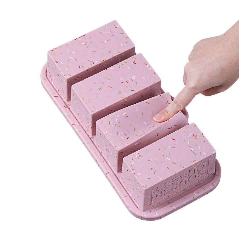 Souper Cubes Matförvaring och Lock Silikon 1-cup 4x250 ml 2-pack Blå/Röd 
