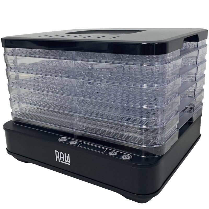 RAW Dehydrator med 6 hyllor RAWDH6 svart