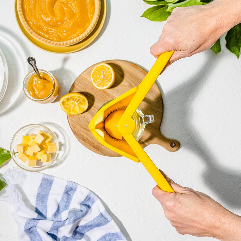 Dreamfarm Citruspress citron fällbar 25 cm gul