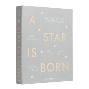 Printworks Babyalbum A Star Is Born 32,5x26,7 cm grå