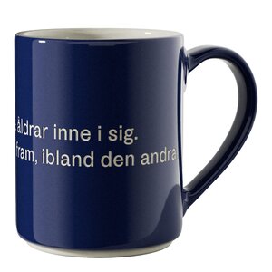 Design House Stockholm Mugg Blå - Man har ju alla åldrar inne i sig… 35 cl Blå