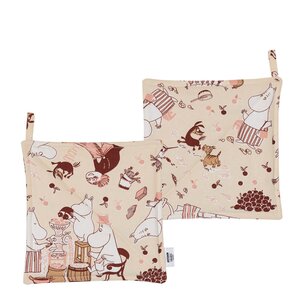 MoominArabia Mumin grytlapp 22x22 cm 2-pack Hushållsarbete