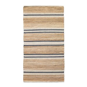 Lone Tepper Lyon jute golvmatta 160x230 cm natur blå