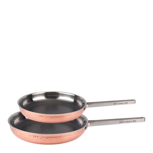 Vargen & Thor Mjölner YB stekpanna 2 delar 28+22 cm koppar