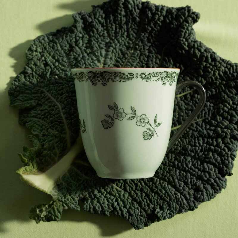 Rörstrand Ostindia mugg 30 cl grön