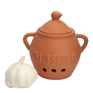 Dexam Terracotta vitlöksburk 13 cm
