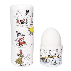 Pluto Mumin Äggkopp 4-pack Vit/Färg
