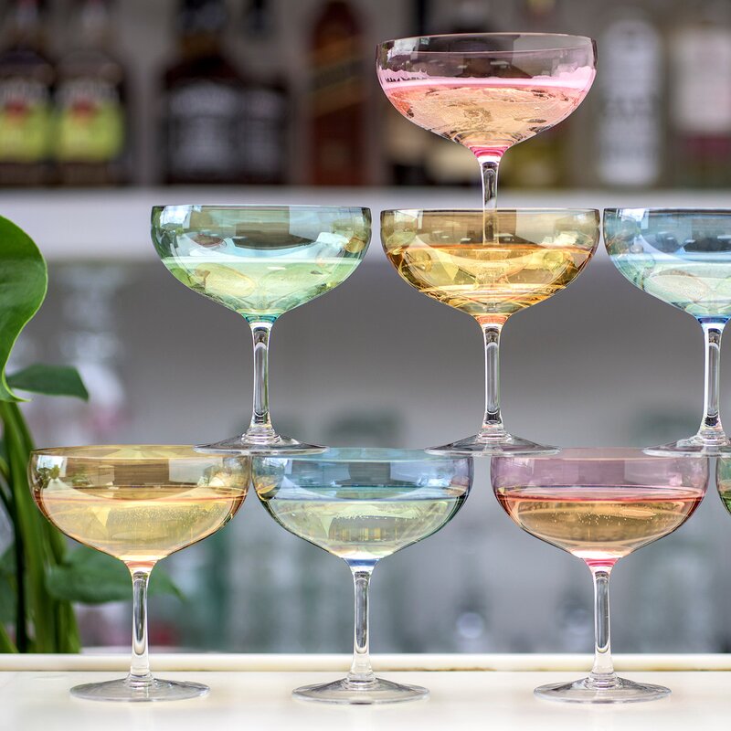 Magnor Happy Champagneglas 28 cl Blå