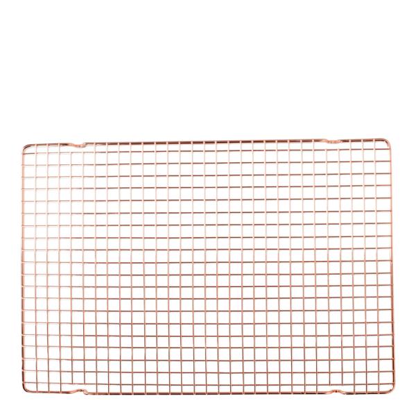 Avsvalningsgaller rektangulärt 42,5x29 cm Koppar