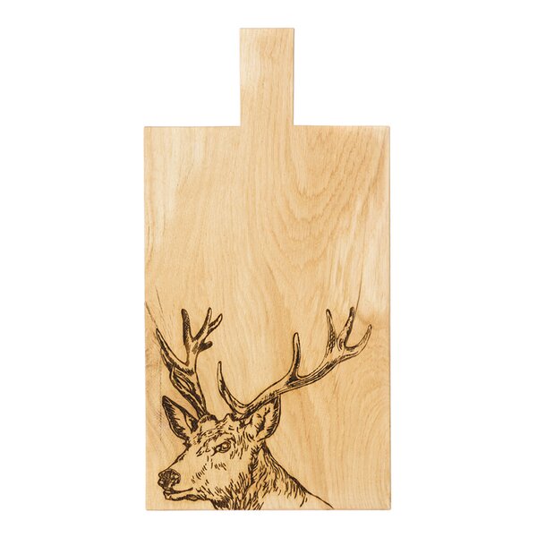 Scottish Made Skärbräda med handtag Ek Hjort