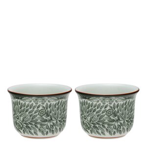 Rörstrand Ostindia Floris Grön äggkopp 5,5 cm 2-pack