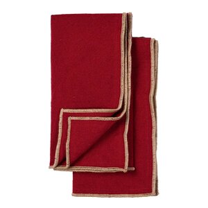 Sagaform Edith tygservetter 45x45 cm 2-pack vinröd