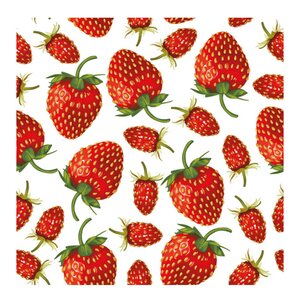 Ambiente Servett 33x33 cm 20-pack Strawberries