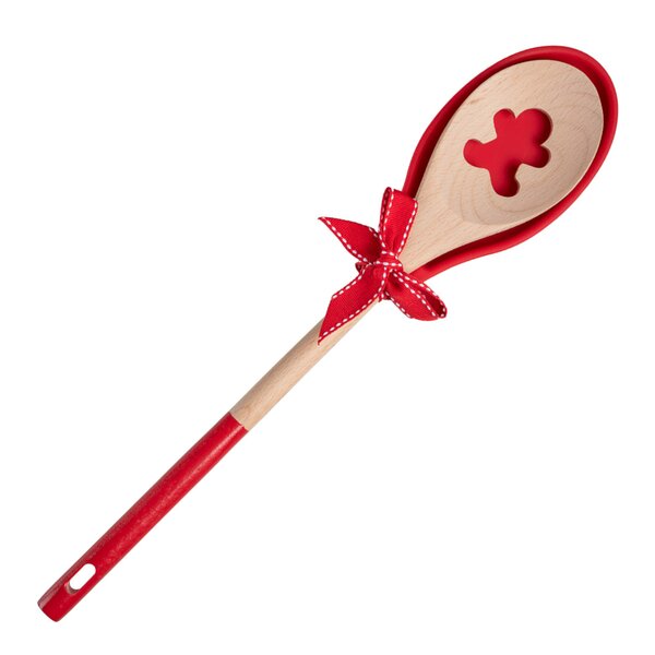 Martinex Träslev med hål 33,5 cm + silikonstöd gåvoset