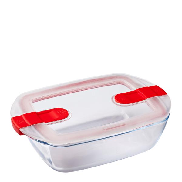 Pyrex Cook & Heat Ugnsform med Lock 23x15x6 cm