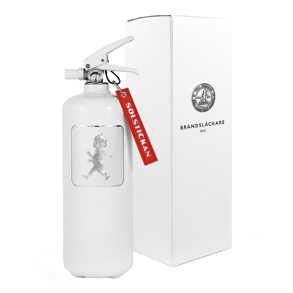 SOLSTICKAN Brandsläckare 2 kg Vit