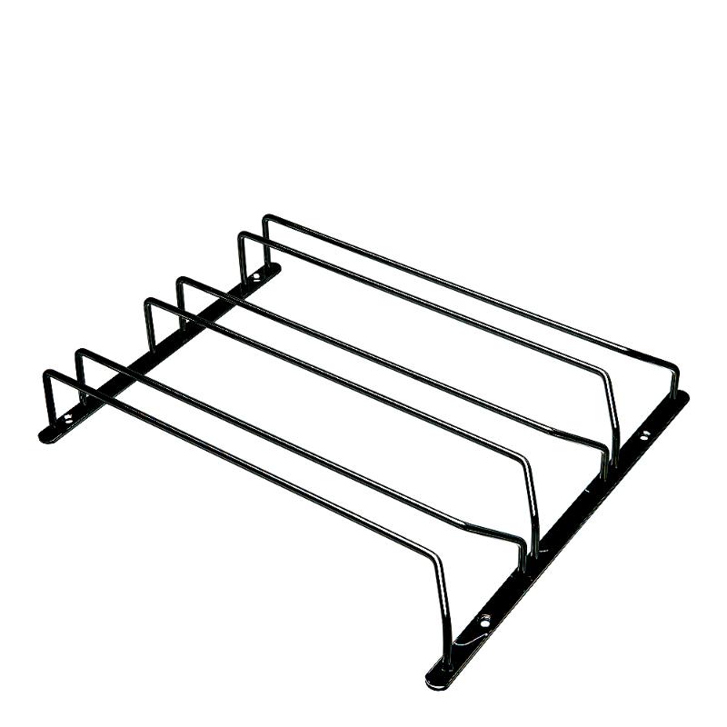 Hahn Kitchenware Vinglashållare 3 rader Svart