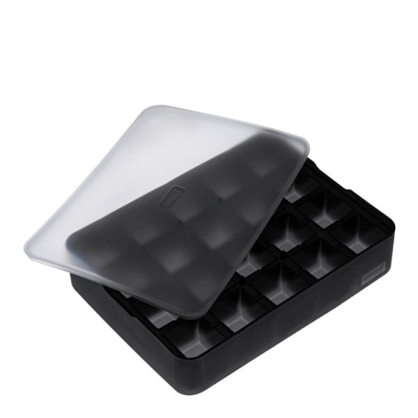Lurch Isbitform till tärningar 3x3 cm Svart