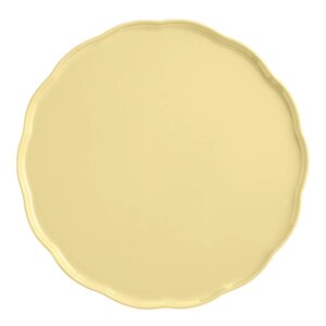 Emile Henry Madeleine serveringsfat runt 31x31 cm Vanilj