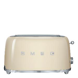 SMEG Brödrost 4 skivor TSF02 Creme