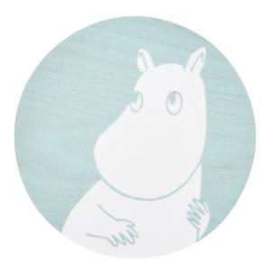 Muurla Mumin Glasunderlägg Mumintrollet 10 cm Ljusblå
