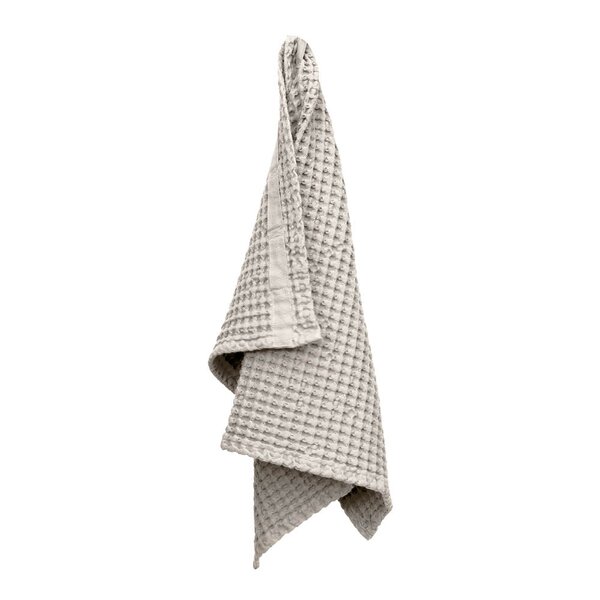 The Organic Company Big Waffle handduk 50x75 cm stone