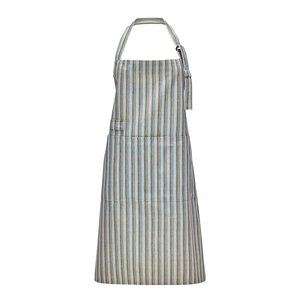 House Doctor Cook förkläde i bomull 90x90 cm blå/sand