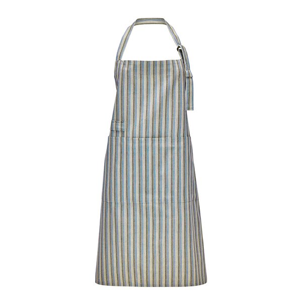 House Doctor Cook förkläde i bomull 90x90 cm blå/sand