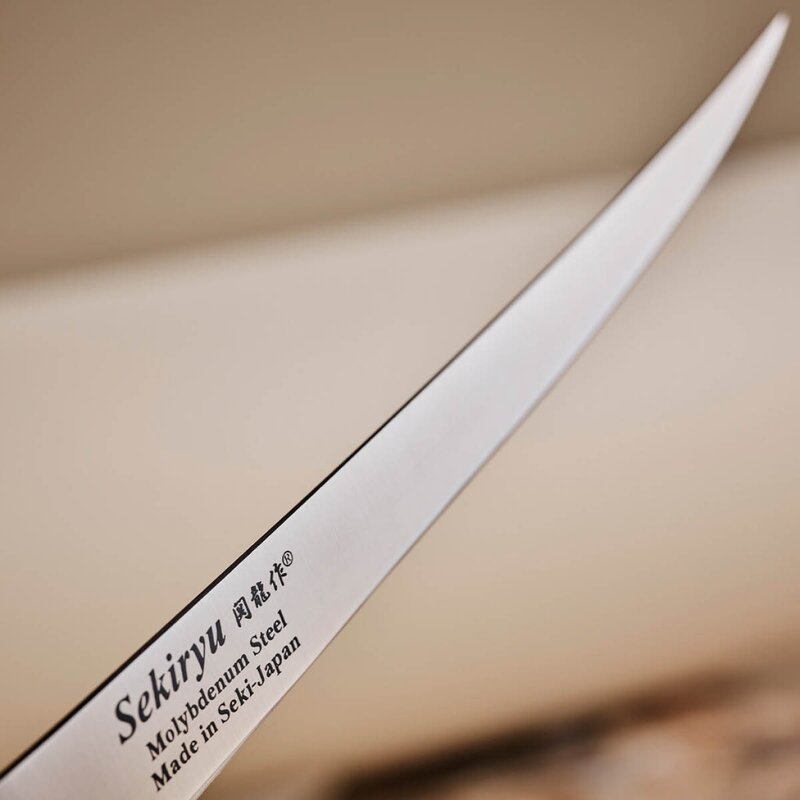 Sekiryu Master filékniv 18 cm 29,5 cm blank/svart