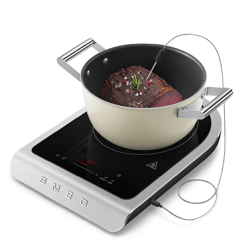 SMEG Collezione induktionsplatta 2100W PIC01 svart