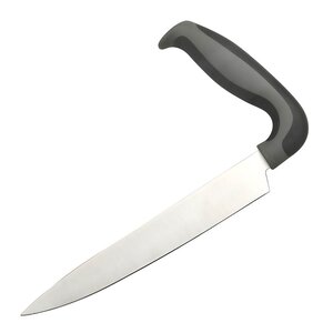 Aanonsen Kökkniv ergonomisk 27 cm svart/stål