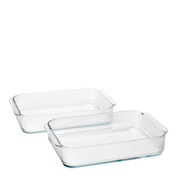 Stelton Pilastro ugnsform 33,1x20,7 cm 2-pack klar