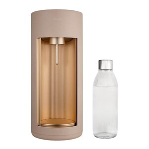 Mysoda Glassy kolsyremaskin med 1 L glasflaska latte