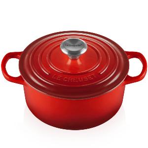 Le Creuset Signature Gjutjärnsgryta Rund 22 cm 3,3 L Cerise