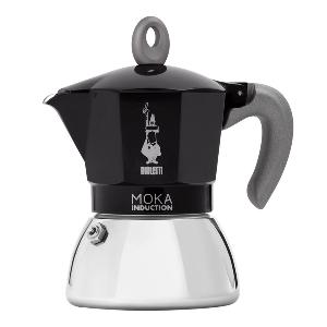 Bialetti Mokka induction Mokabryggare 4 koppar Svart