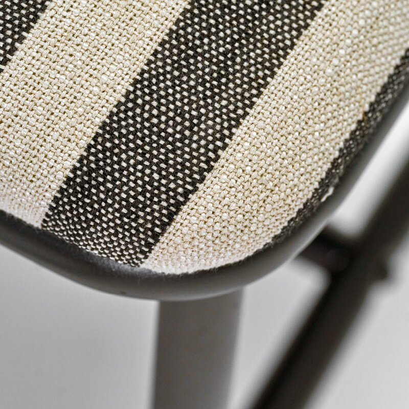 House Doctor Toda bänk 100x39x45 cm svart/off-white