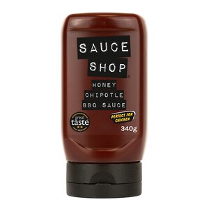 Sauceshop BBQ-sås honung chipotle 340 ml