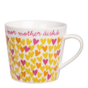 Martinex Koti mugg mor hjärta 35 cl gul