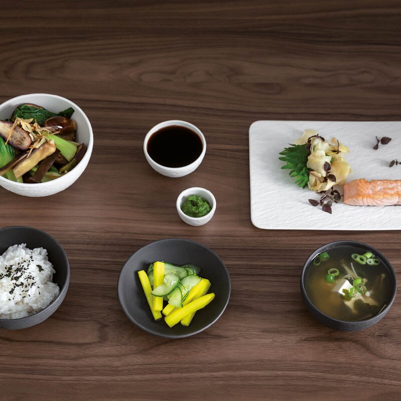 Villeroy & Boch Manufacture Rock skål 13 cm 12 cl svart/grå