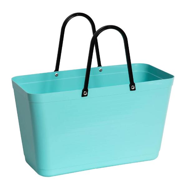 Green Plastic väska stor 15 L aqua