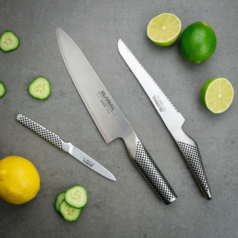 Global Classic knivset 3 delar G-2/GS-61/GSF-15