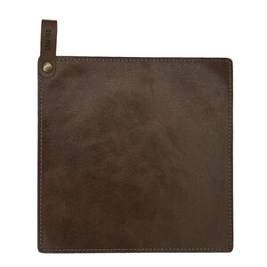 Crafted Leather grytlapp 21x21 cm brun