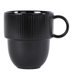 Sagaform Inka kopp med öra 27 cl svart