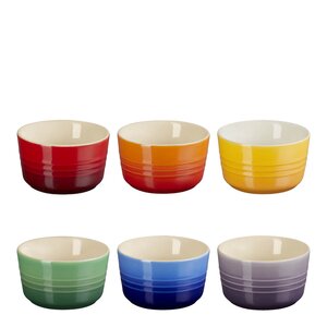 Le Creuset Rainbow ramekin mini 10 cl 6-pack multi